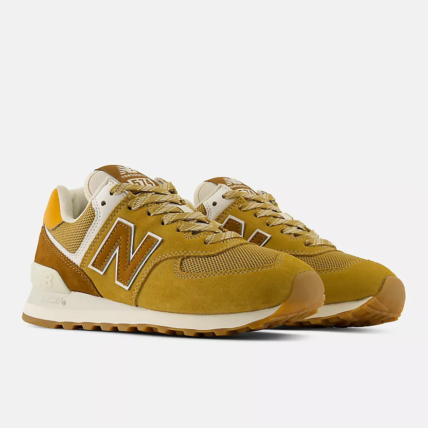 New Balance Women's 574 Shoes W5748RO Stucco with Breakfast Tea