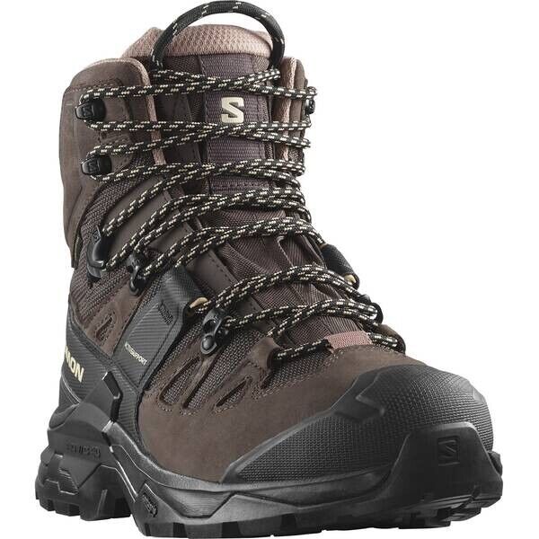 SALOMON QUEST 4 GTX MENS HIKING BOOT DESERT PALM/ BLACK / KELP L474533 NEW - AllSportsWearUSA