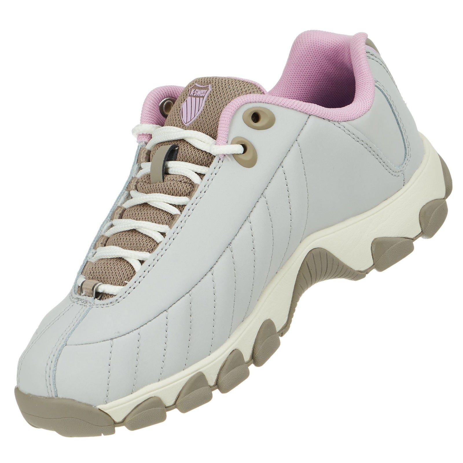K-Swiss ST329 CMF Woman's Sneaker 93426-049 Light Grey Pink Brand New