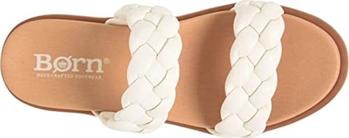 Born Women's Freesia Sandal White Butter Full Grain Leather BR0048101