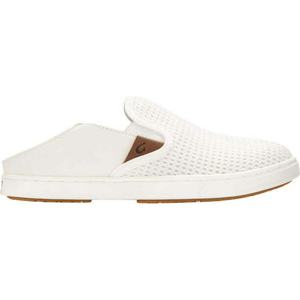 OluKai Pehuea Bright White Women's Mesh Slip On Loafers 20271-WBWB Brand New - AllSportsWearUSA