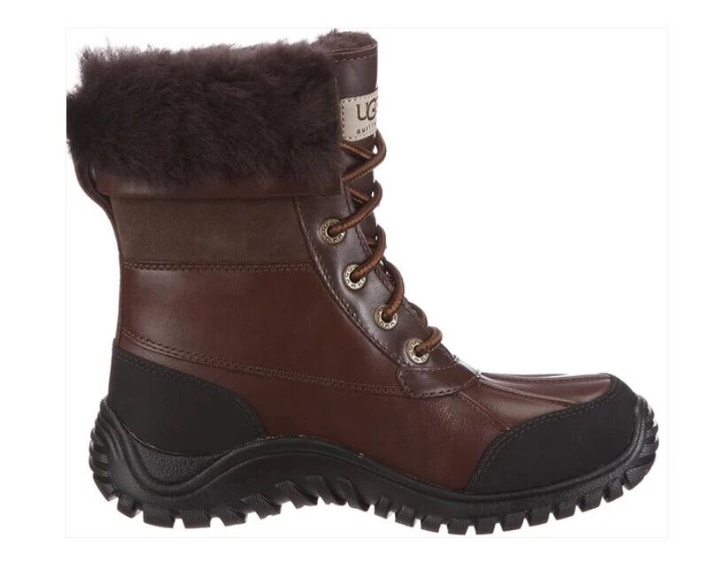 Ugg Adirondack Boot Ii Leather Boots Obsidian 5446-OBS SIZE 7 Brand New - AllSportsWearUSA