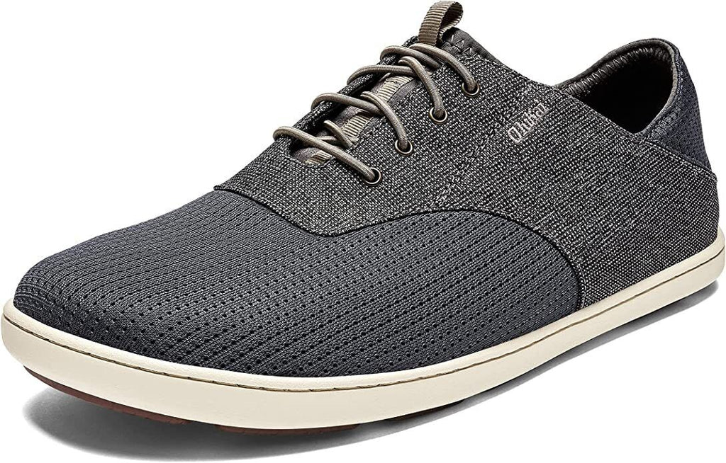 OluKai Nohea Moku Men's Shoes, Charcoal/Clay 10283-2610 No Tie Laces Brand New - AllSportsWearUSA