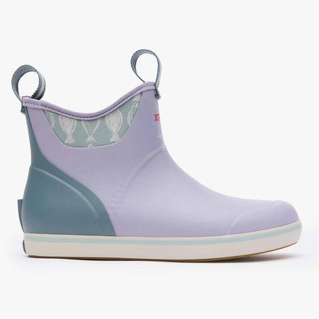 XTRATUF Women's Salmon Sisters Ankle Deck Boot XWAB-503 Lavender