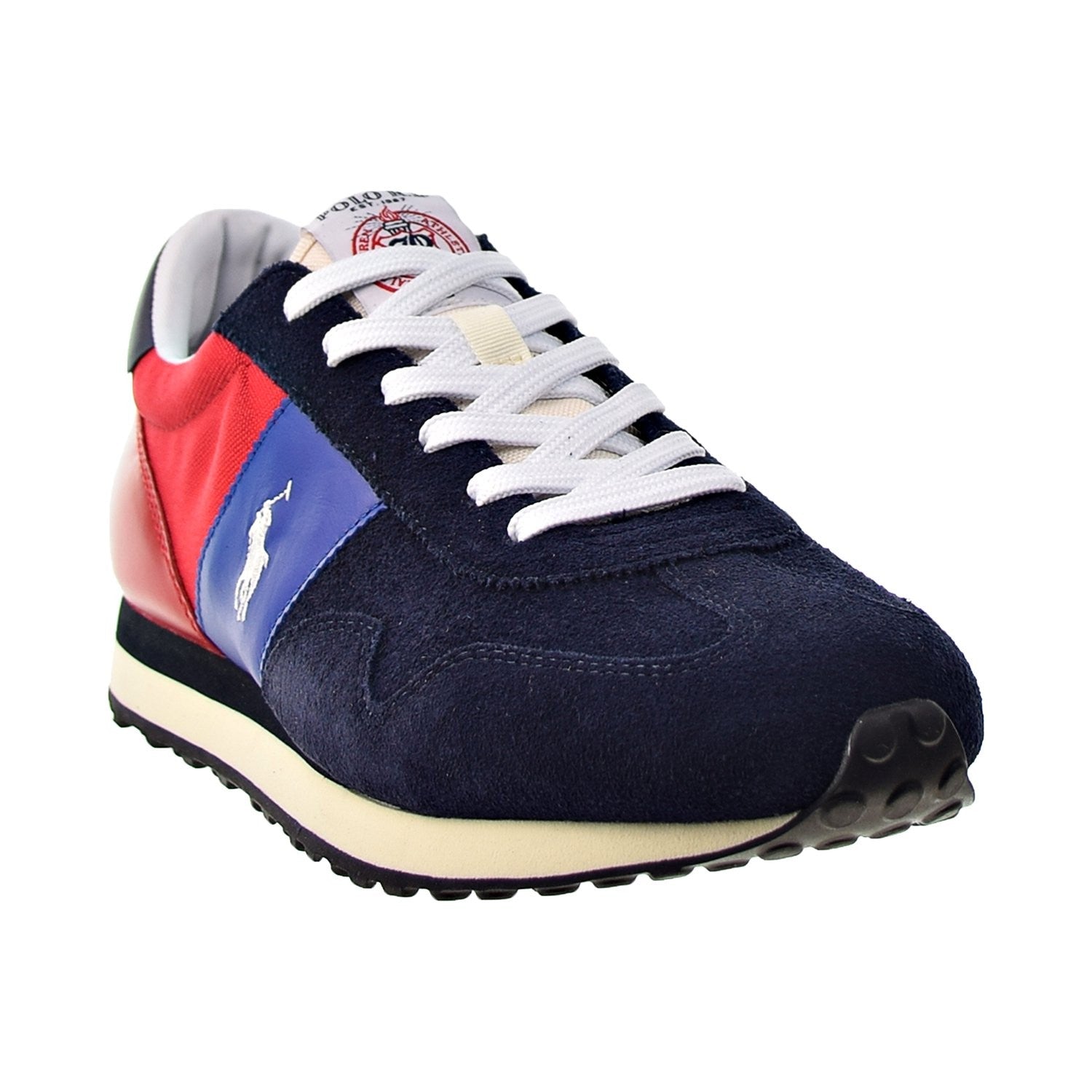 Polo Ralph Lauren Train 85 Men's Shoes  809830109-001 Navy-Red