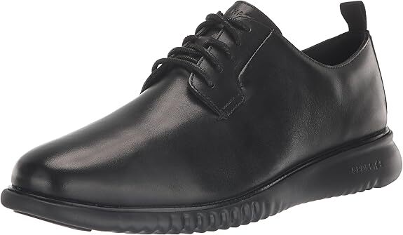 Cole Haan Mens 2.Zerogrand Plain Oxford Oxford C36408 Black Leather