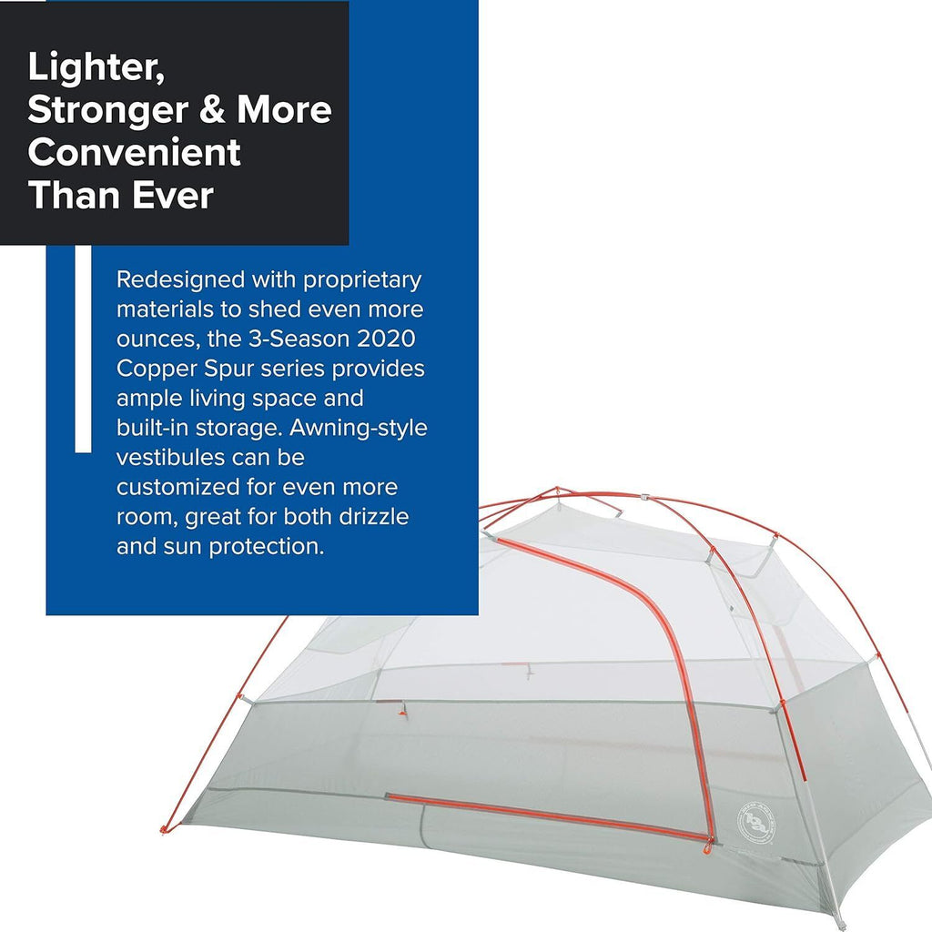 Big Agnes Copper Spur HV UL2 Orange 2 Person Tent Brand New - AllSportsWearUSA