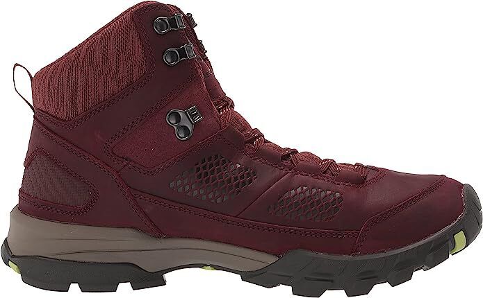 Vasque Women's Talus at Ud Mid Hiking Boot Rum Raisin/Green Glow Brand New - AllSportsWearUSA