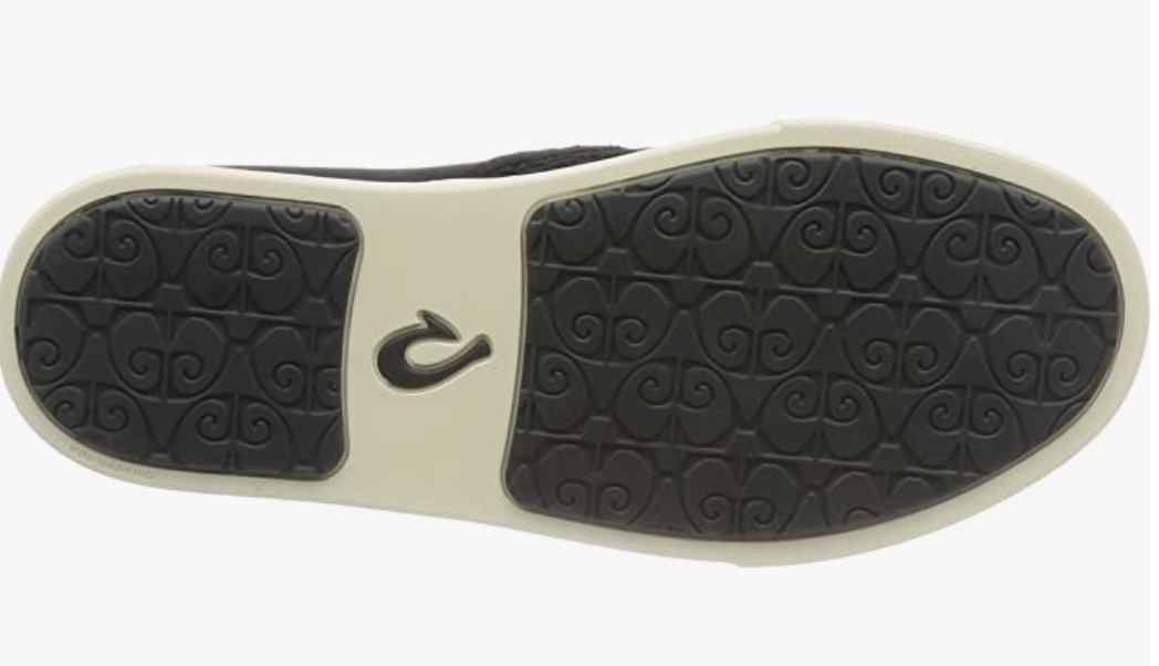 OLUKAI Pehuea Leather Women's Sneaker Black/Black Brand New - AllSportsWearUSA