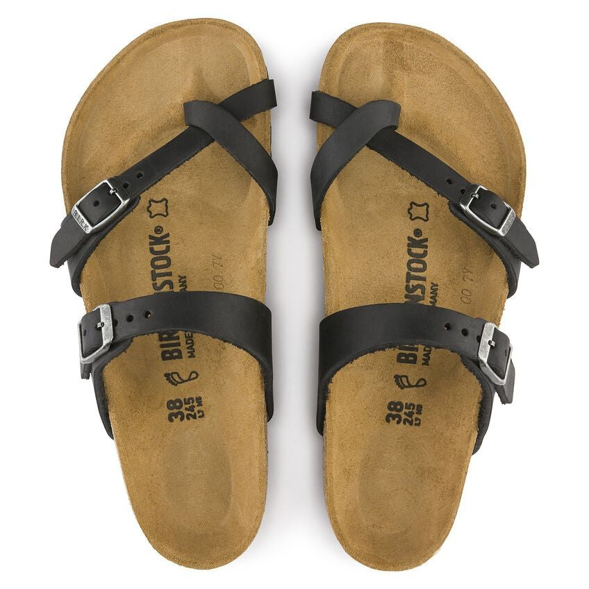 Birkenstock Mayari Oiled Leather Women's Sandals 171481 Black
