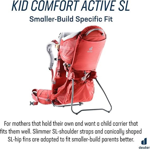 Deuter Kid Comfort – Child Carrier Backpack for Hiking & Travel + Sun Shade