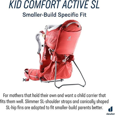 Deuter Kid Comfort – Child Carrier Backpack for Hiking & Travel + Sun Shade
