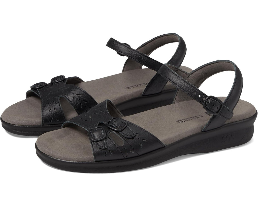 SAS Women's Duo Adjustable Comfort Sandal Black
