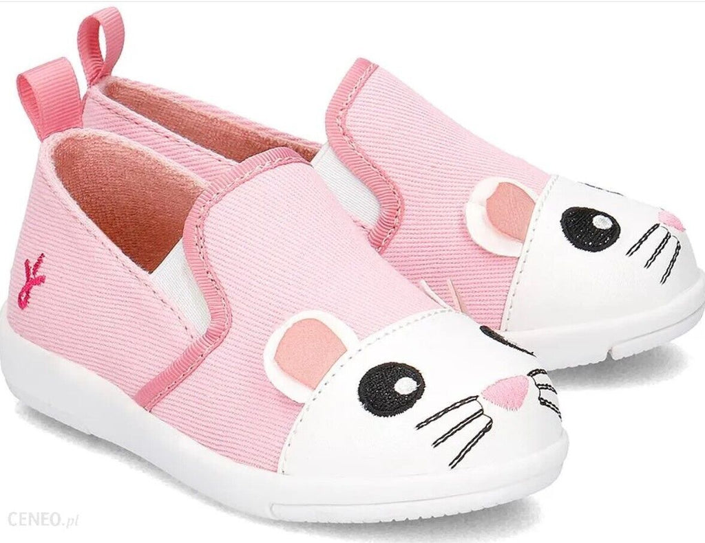 Emu Australia Mouse Skate Canvas Sneaker - Kids K11445-PINK Brand New - AllSportsWearUSA