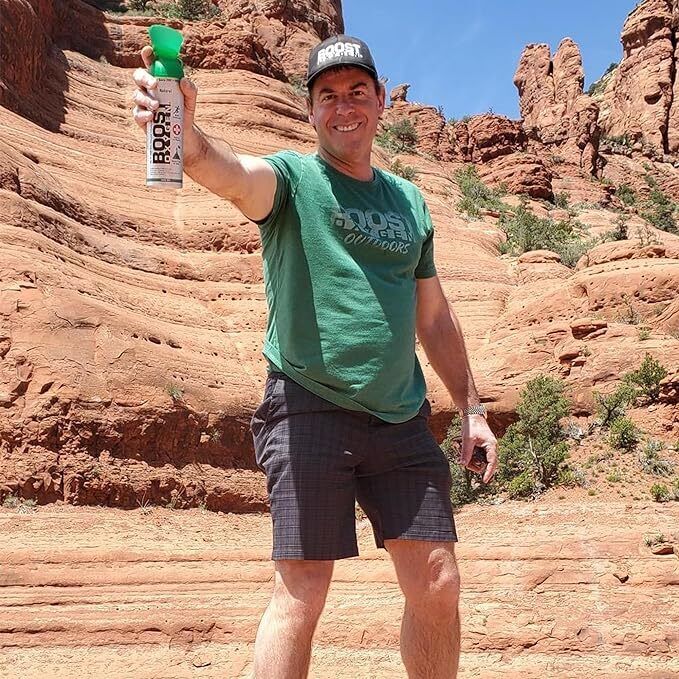 Boost Oxygen 10 Liter Canned Oxygen Bottle with Mouthpiece Natural 701 4 Pack - AllSportsWearUSA