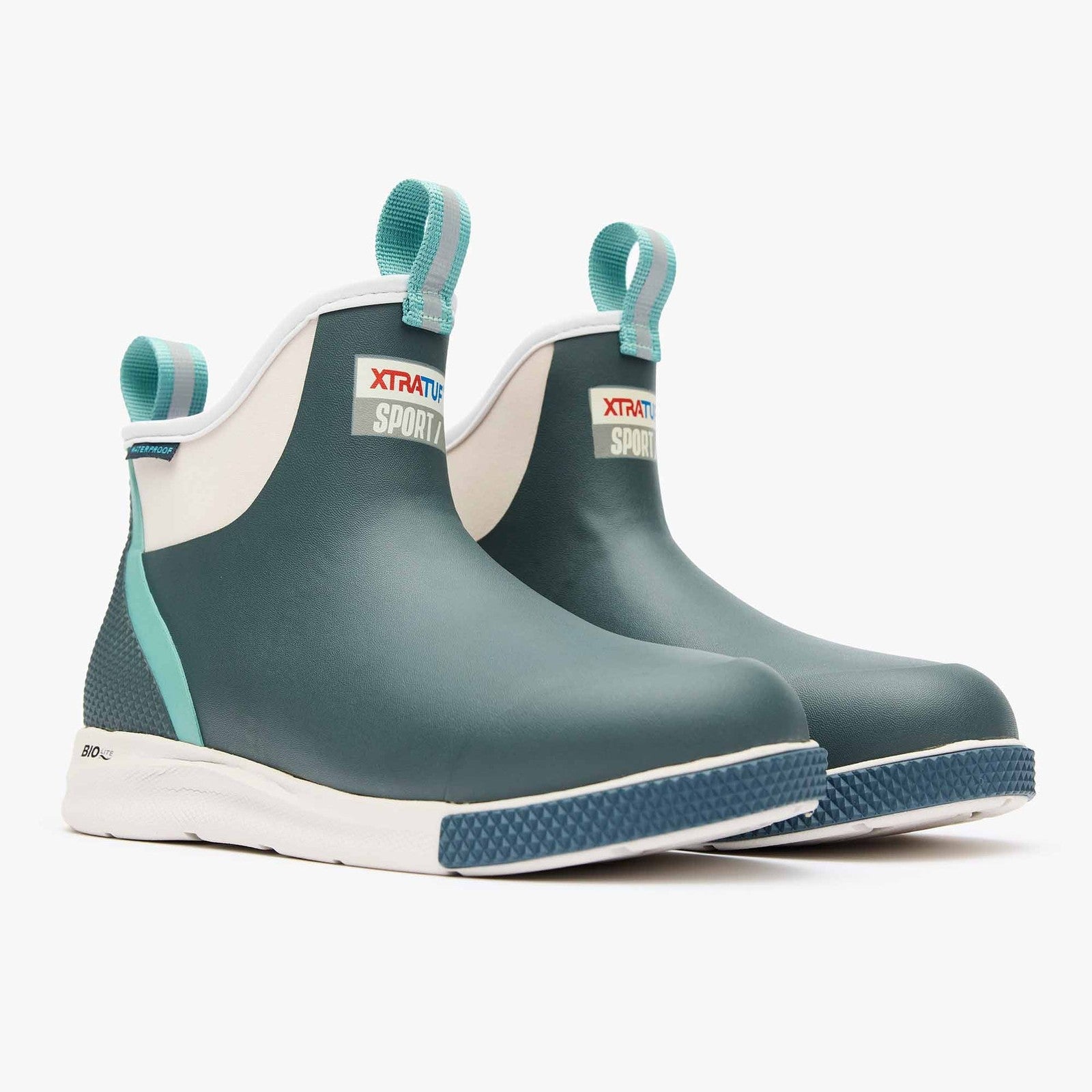 XTRATUF Women's Ankle Deck Boot Sport XADSW-109 Stormy Blue
