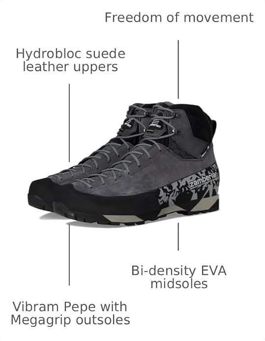 Zamberlan Men's Salathe' Trek GTX RR Hiking Shoes 0226ZDGM Dark Grey