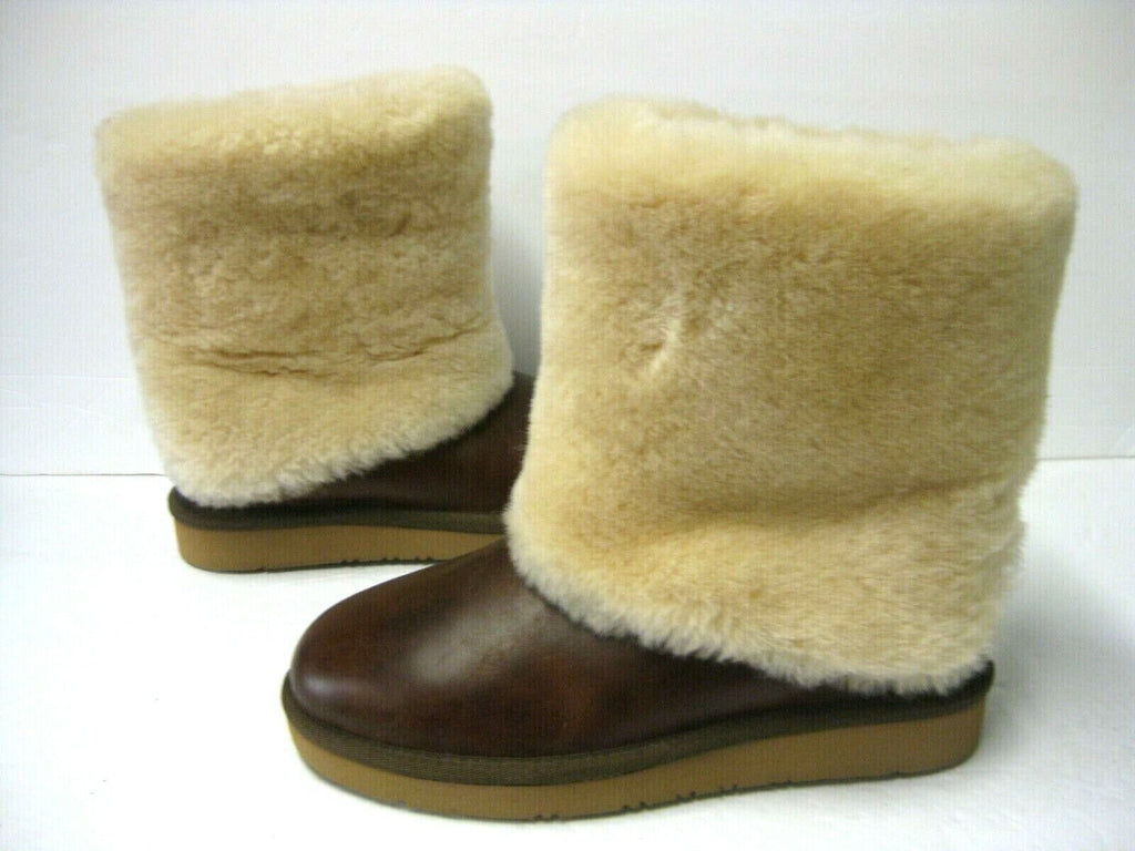 UGG 1008823-CHE size 6 Women's Patten Leather Chestnut boots Brand New - AllSportsWearUSA