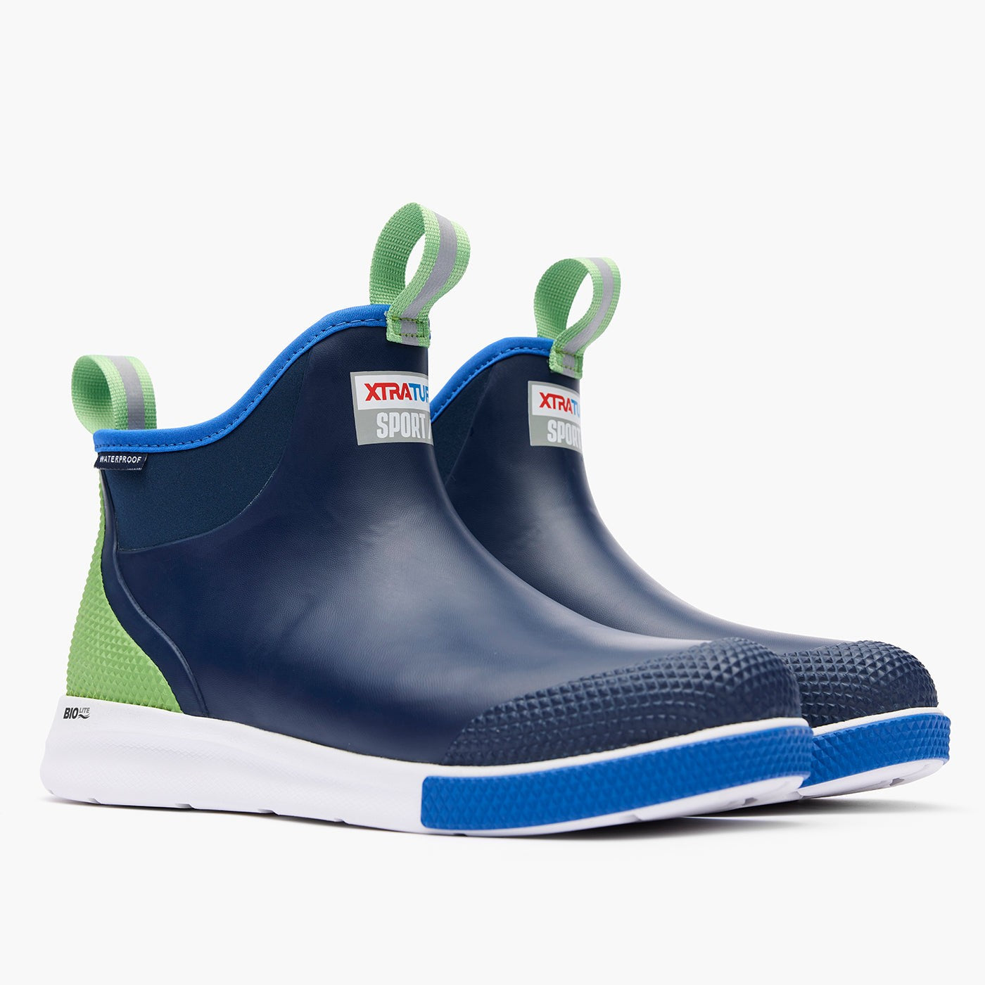 XTRATUF Men's Ankle Deck Boot Sport ADSM-200 Blue
