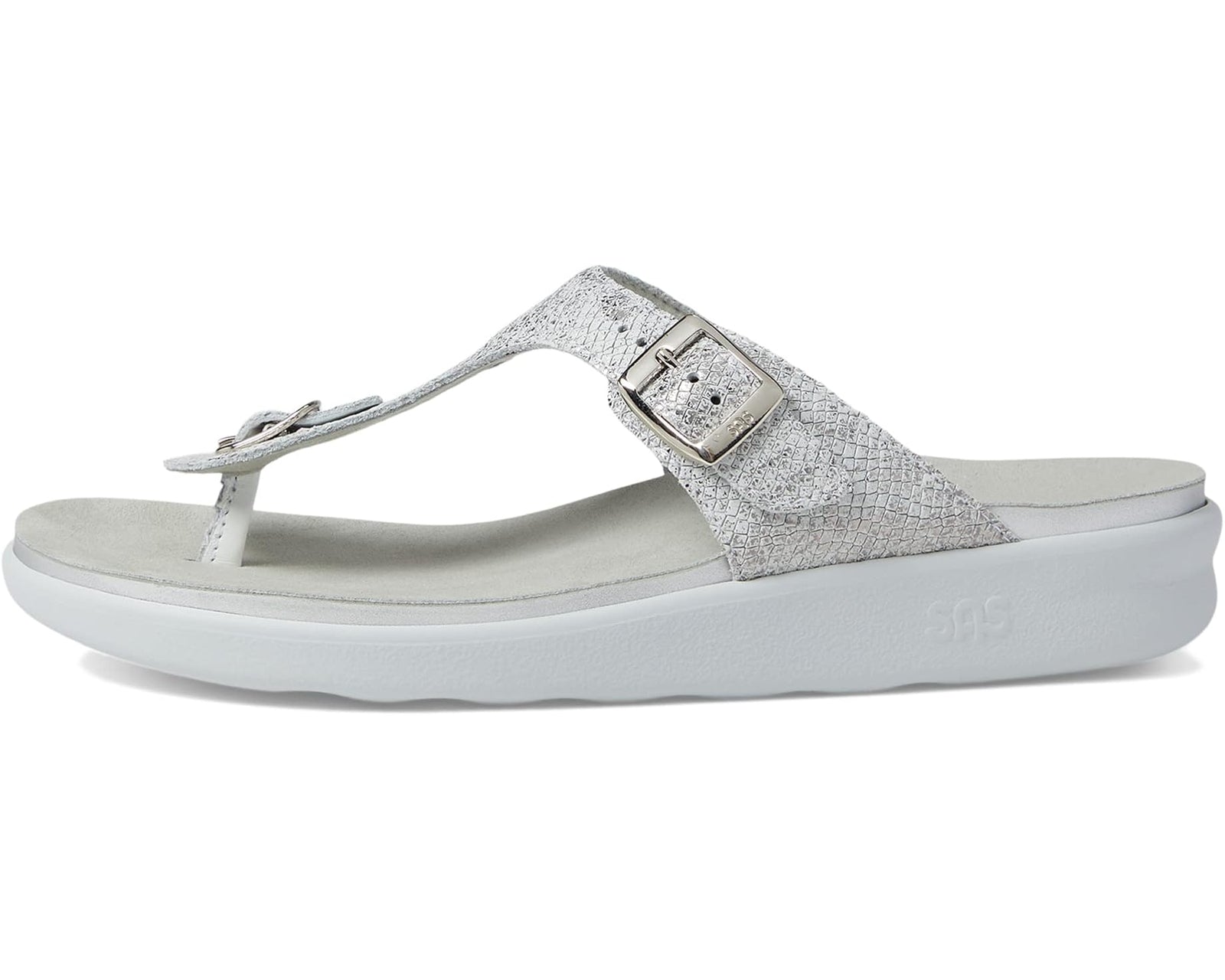 SAS Women's Sanibel Comfort Thong Sandal Plata