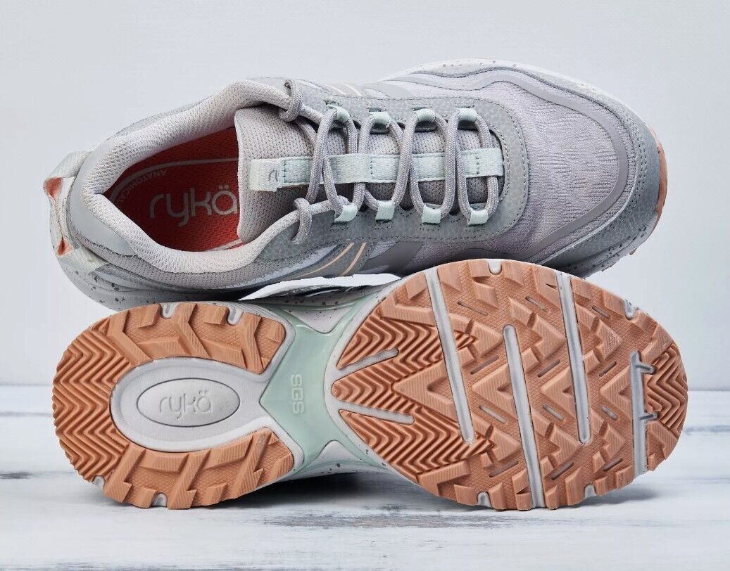 Ryka Sky Walk Trail 2 Women's Vapor Grey Hiking Shoes Size 8 MINT - AllSportsWearUSA