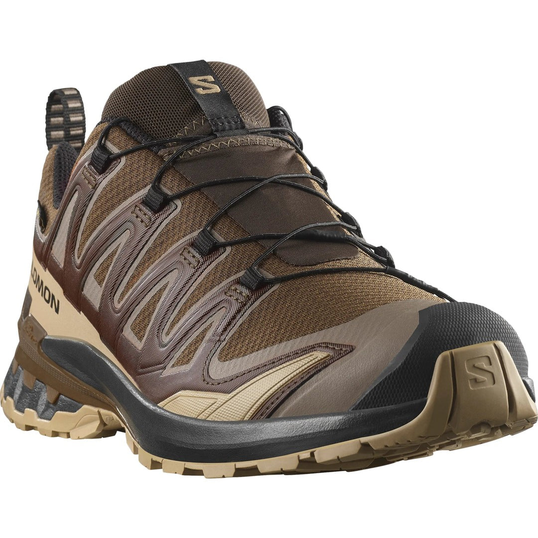 Salomon Men's  XA PRO 3D V9 Gore Tex L478818  Dark Earth  Desert Tan  Black