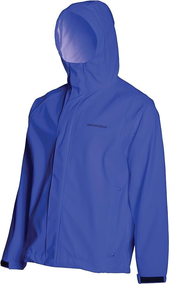 Grundens Mens Neptune 319 Ocean Blue Commercial Fishing Jacket Brand New - AllSportsWearUSA