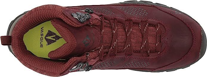 Vasque Women's Talus at Ud Mid Hiking Boot Rum Raisin/Green Glow Brand New - AllSportsWearUSA