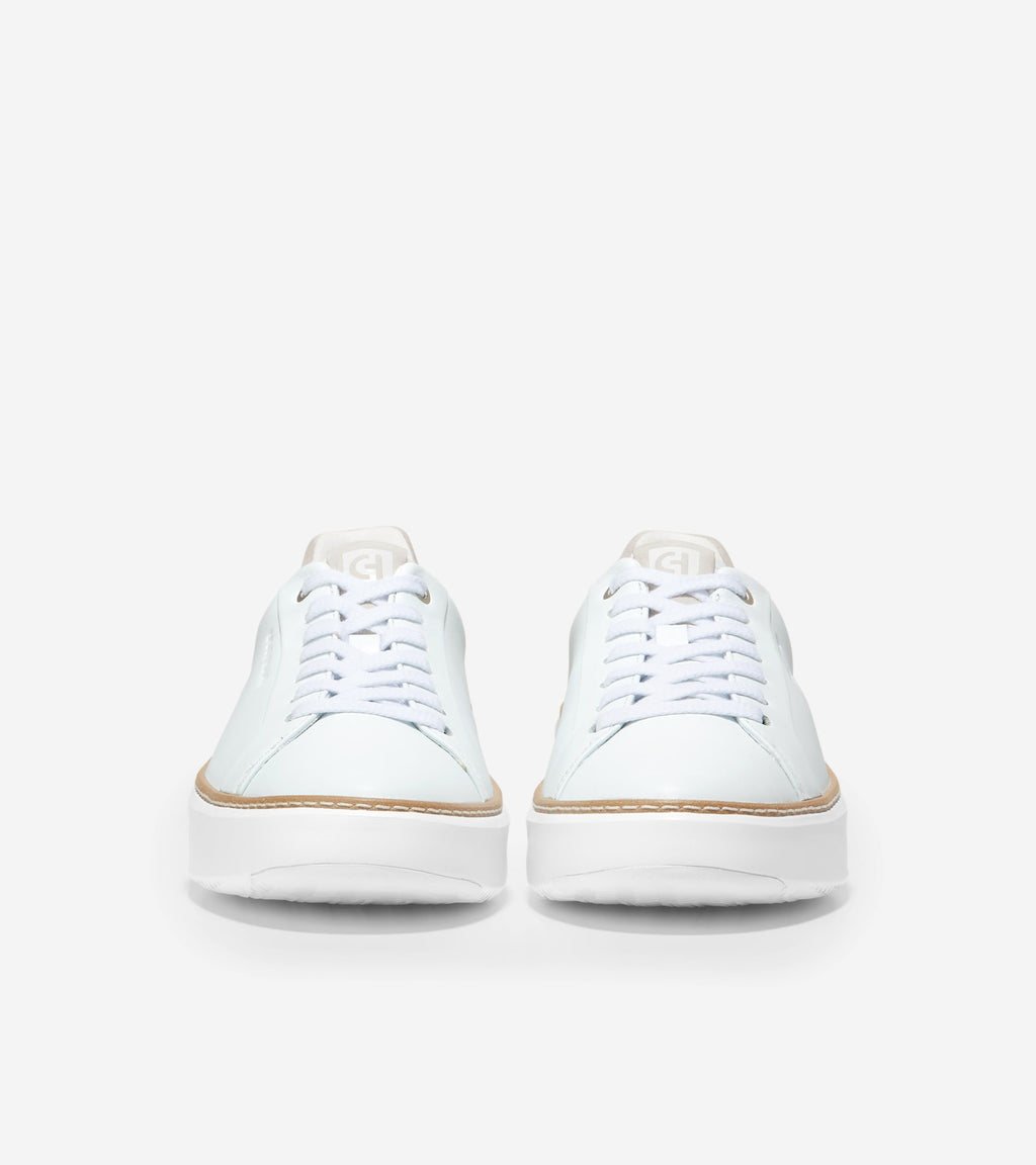 Cole Haan Women's GrandPrø Topspin Sneaker W24775 White-Dove