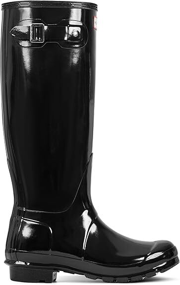 Hunter Original Tall Gloss Women's Rain Boots - Black