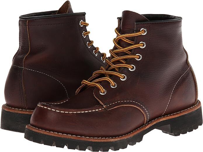 Red Wing Heritage Men's Roughneck Lace Up 6-INCH Boot 8146 - AllSportsWearUSA