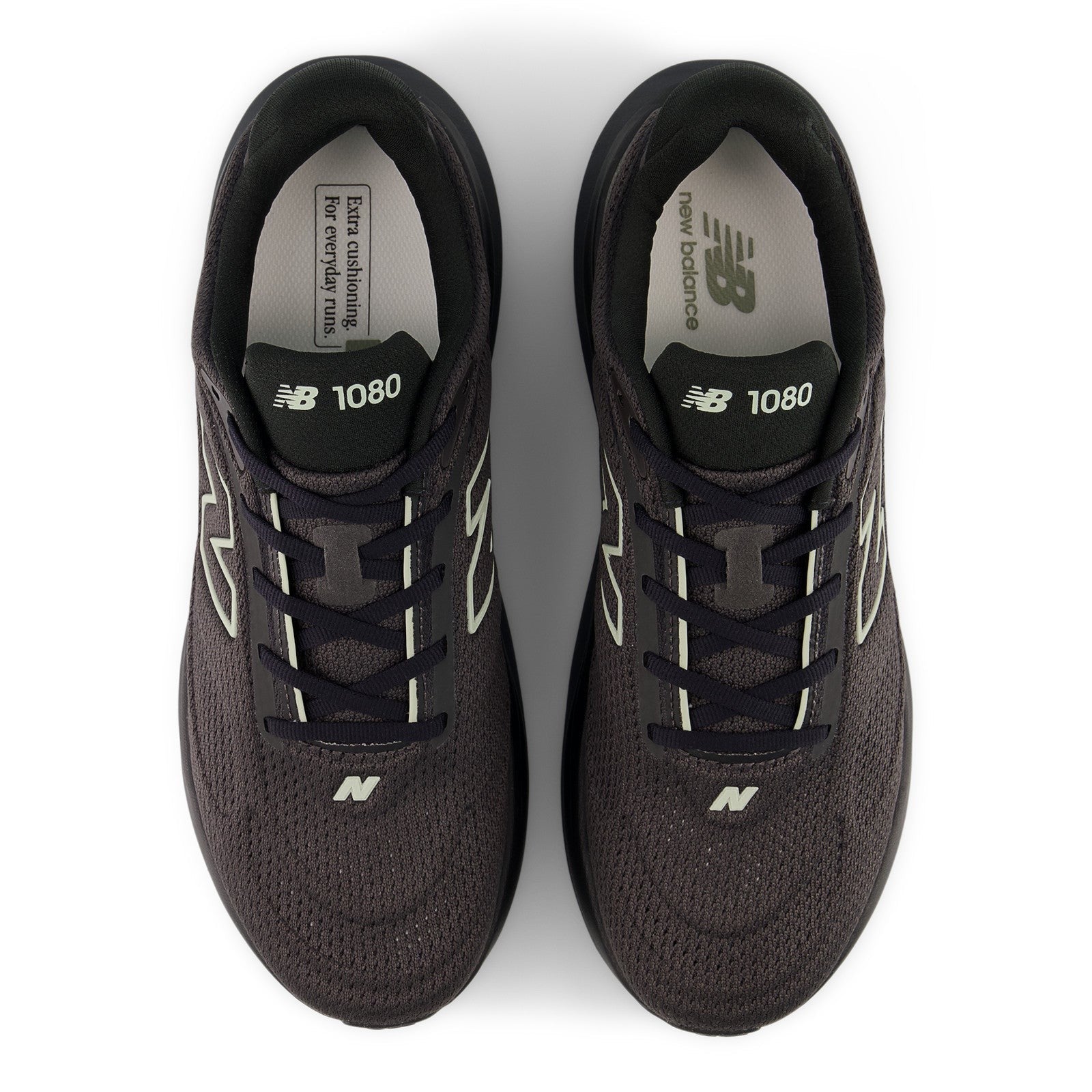 New Balance Men's 1080v15 Running Shoes Black/Faded Black/Olivine M10805MD