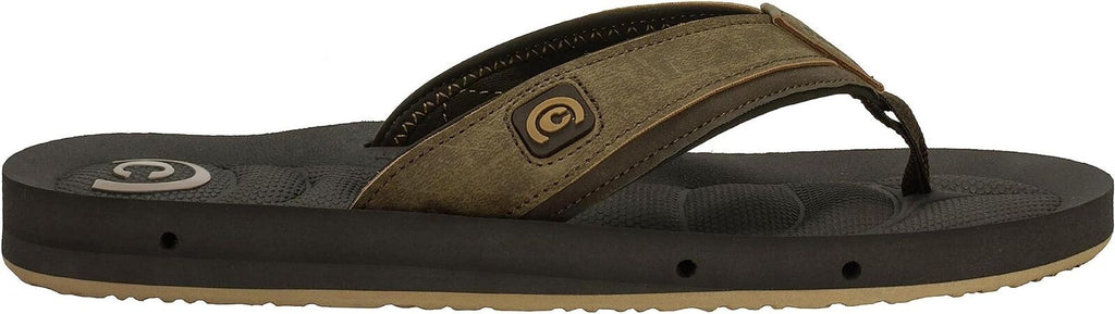 Cobian Mens Draino 2 DRA17201 CHOCOLATE Size 10 Flip Flops Brand New - AllSportsWearUSA