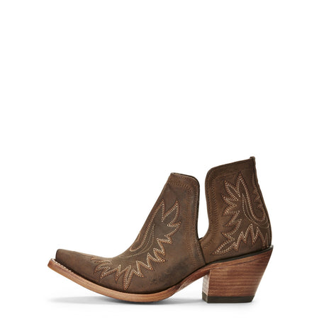 Ariat Ladies Dixon Snip Toe Boots 10027282 Weathered Brown