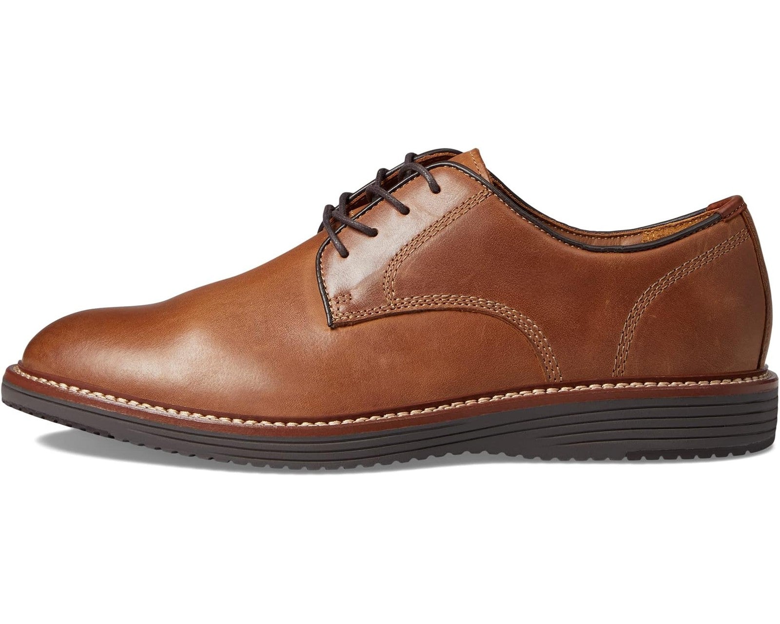 Johnston & Murphy Upton Plain Toe 20-4338 Tan Oiled Full Grain