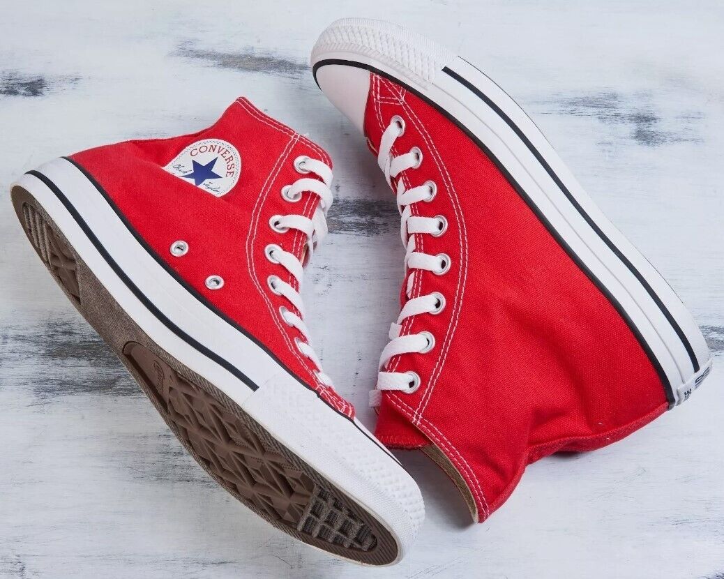 Converse Unisex Chuck Taylor All Star Hi M9621 Red Casual Shoes Sneaker M7 W9 - AllSportsWearUSA