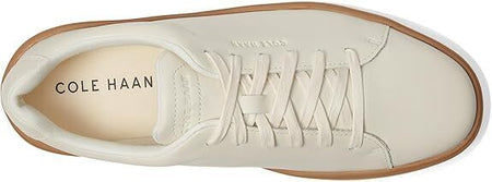 Cole Haan Men's Traveller Leather Low Top Sneakers Ivory Gum C39375 Brand New - AllSportsWearUSA