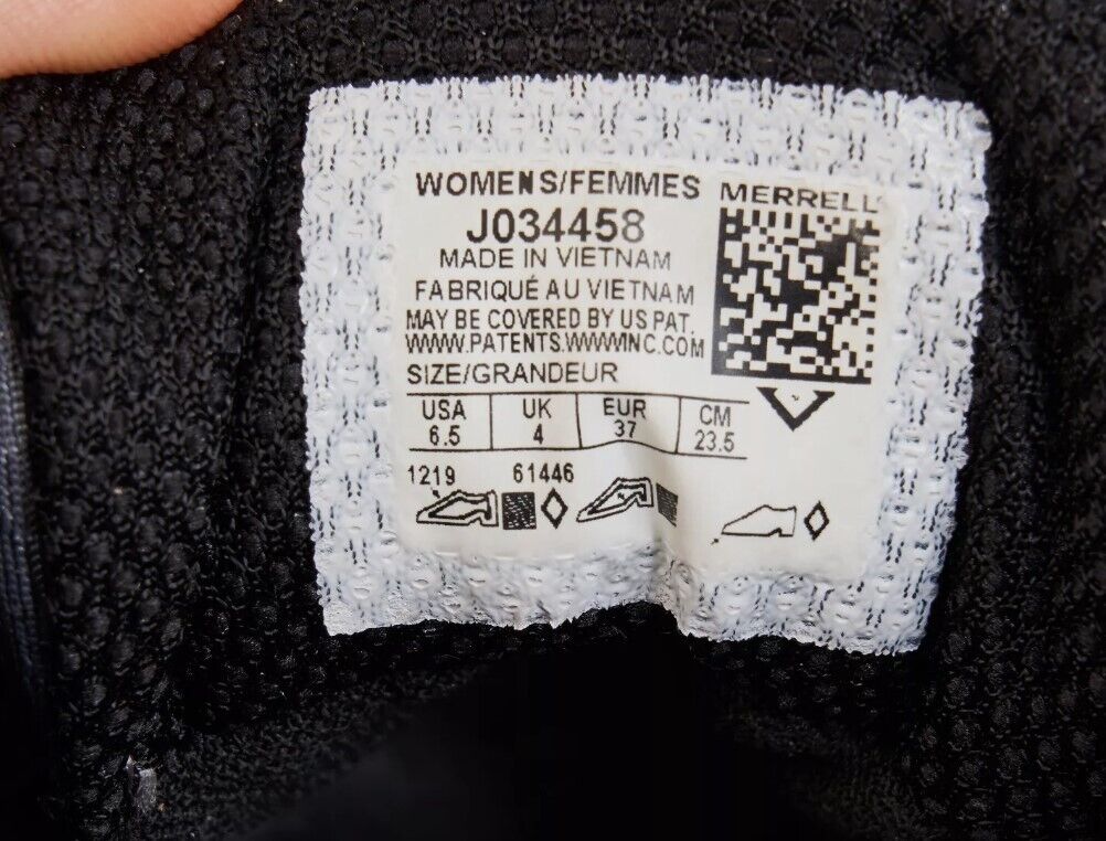 Merrell Women's Siren Edge 3 Mid Waterproof Hiking Shoe J034458 Rock/Blue - 6.5 - AllSportsWearUSA