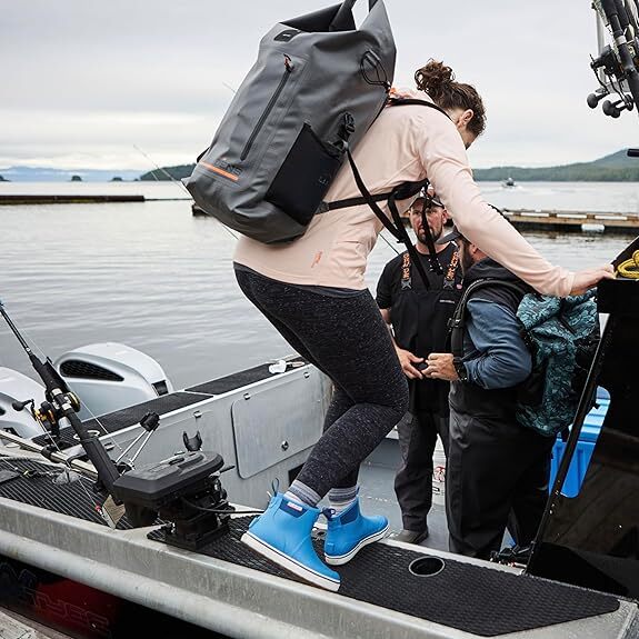 Grundens Women’s DECK-BOSS Ankle Boots  Glacier 60011-058  BRAND NEW