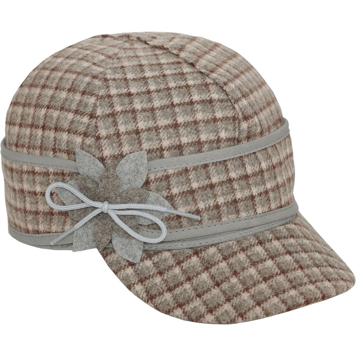 Stormy Kromer Women’s Petal Pusher 50360-260-77S Cap  Gull Plaid
