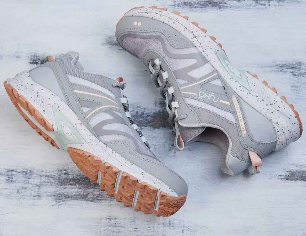 Ryka Sky Walk Trail 2 Women's Vapor Grey Hiking Shoes Size 8 MINT - AllSportsWearUSA