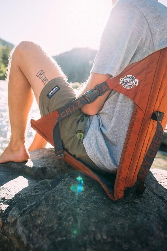 Crazy Creek HEX 2.0 LongBack Packable Chair Copper/Slate 1039-179 BRAND NEW - AllSportsWearUSA