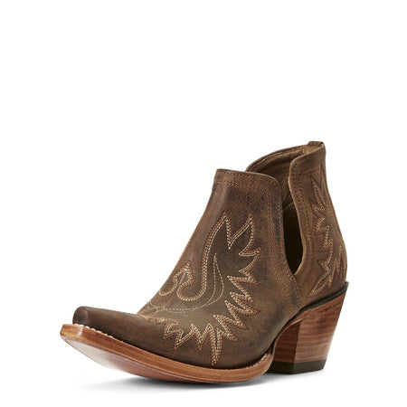 Ariat Ladies Dixon Snip Toe Boots 10027282 Weathered Brown
