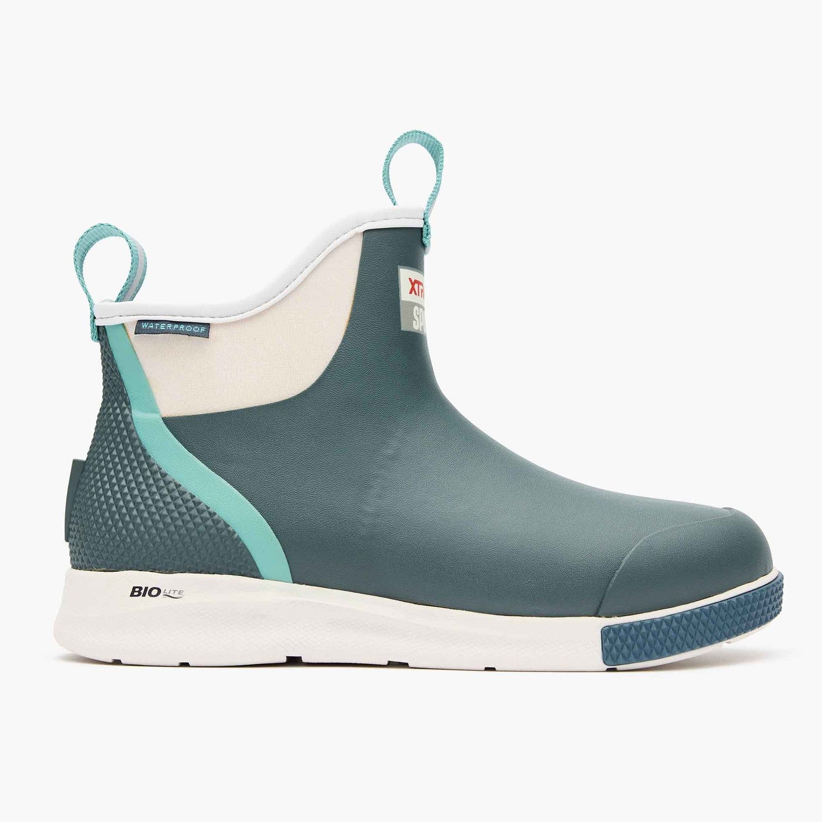 XTRATUF Women's Ankle Deck Boot Sport XADSW-109 Stormy Blue