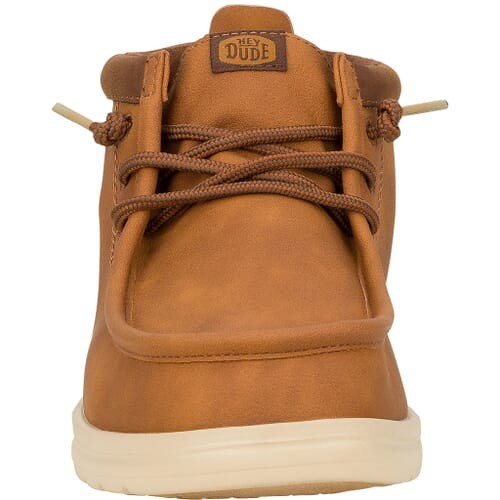 Hey Dude Men's Wally Mid GripR Casual Shoes Cognac 42051-2DU