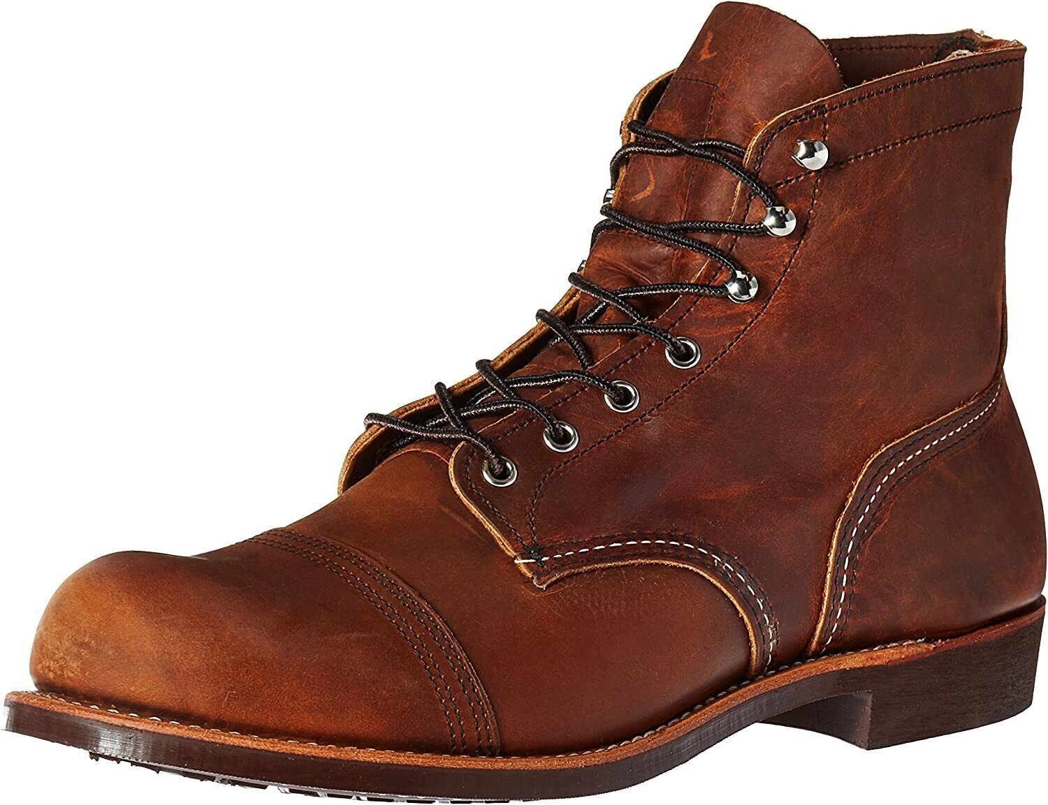 Red Wing Men's Iron Ranger Copper Rough & Tough Leather 8085 D & 2E Width - AllSportsWearUSA