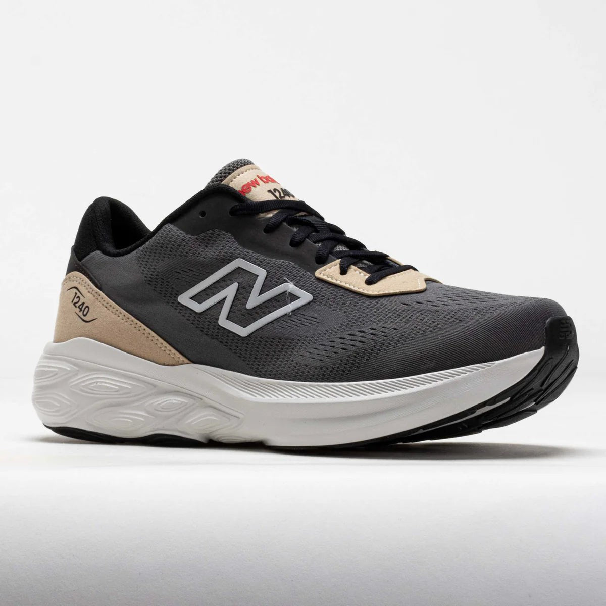 New Balance Men's Fresh Foam 1240v1 Running Shoes Black/Stoneware/Firecracker