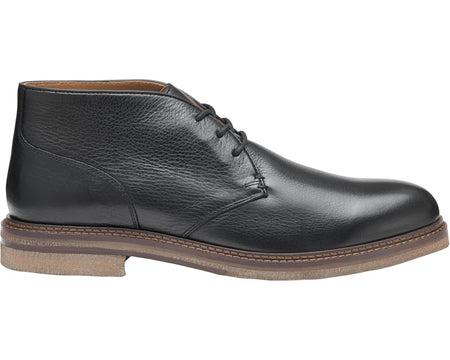 Johnston & Murphy Men's Calder Chukka Boots 020-07281 Black Tumbled Full Grain