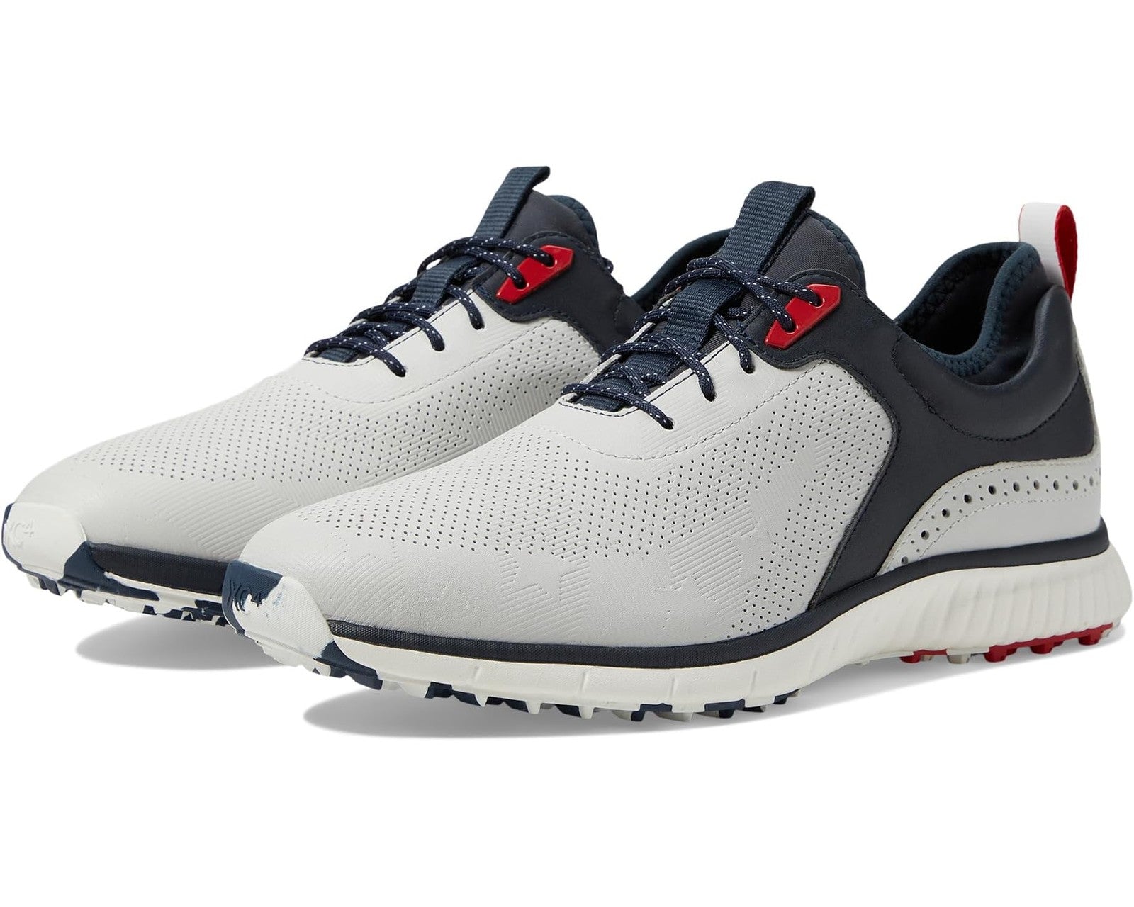 Johnston & Murphy Men's Waterproof XC4® XC4 H1-Luxe Hybrid White/Navy/Red