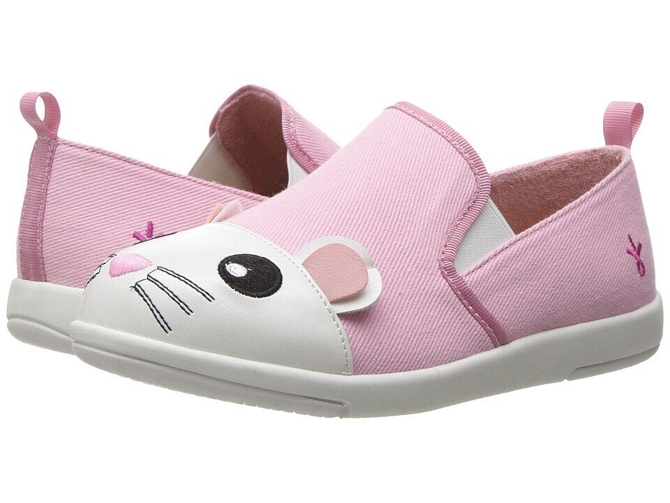 Emu Australia Mouse Skate Canvas Sneaker - Kids K11445-PINK Brand New - AllSportsWearUSA